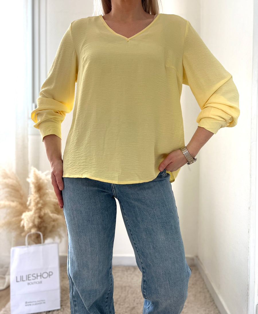 LA BLOUSE SPRING JAUNE