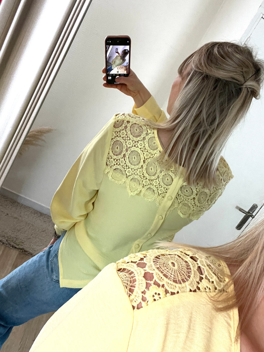 LA BLOUSE SPRING JAUNE