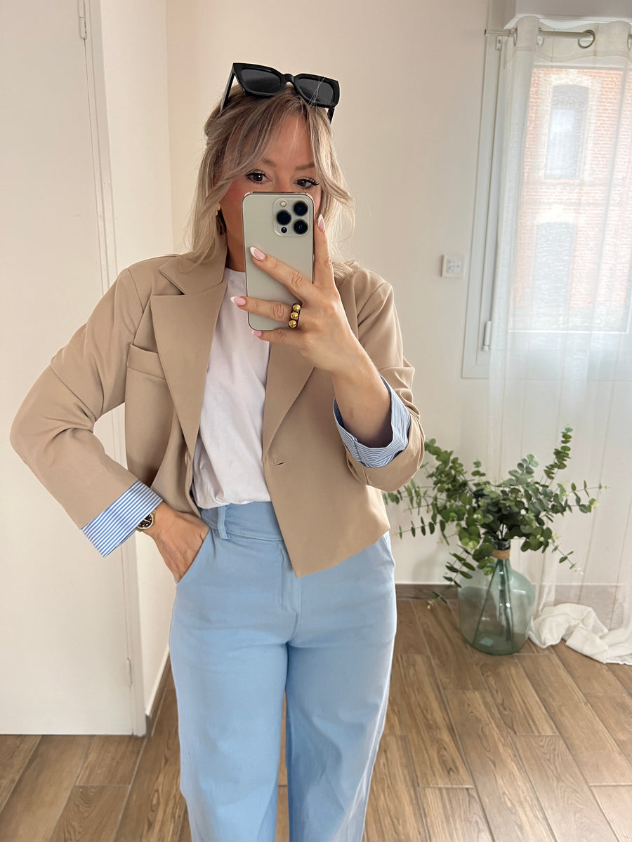 LE BLAZER COURT BEIGE