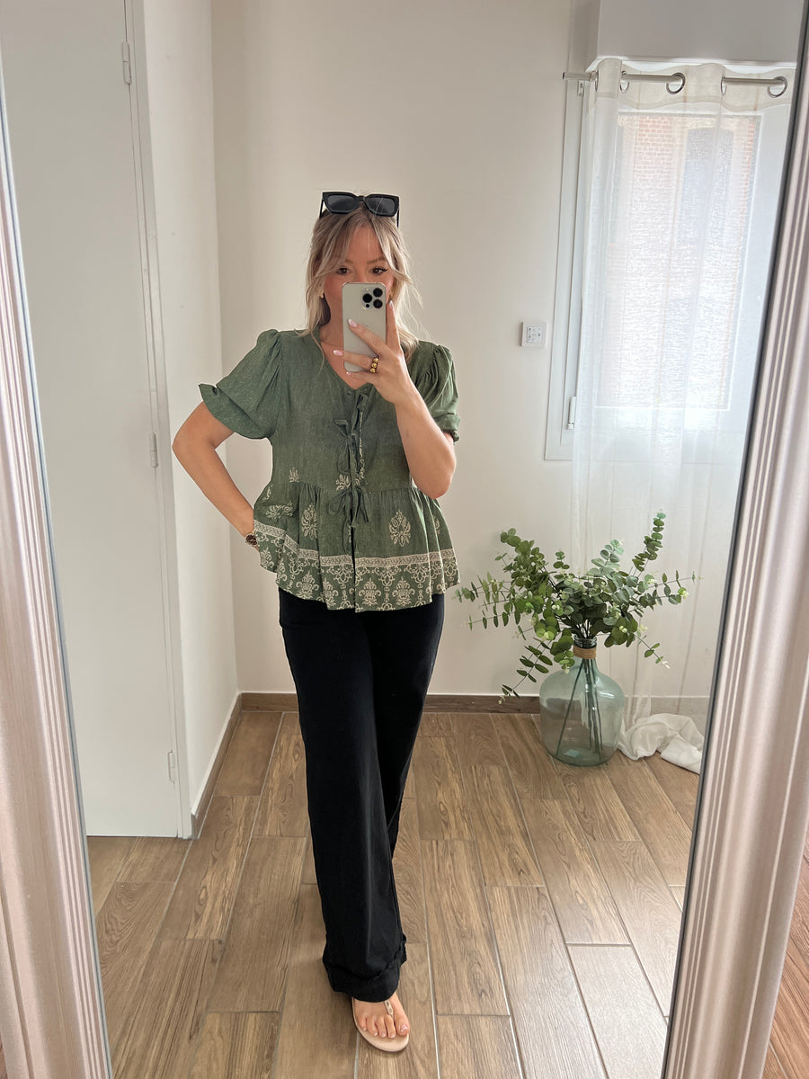 LE PANTALON FLARE NOIR