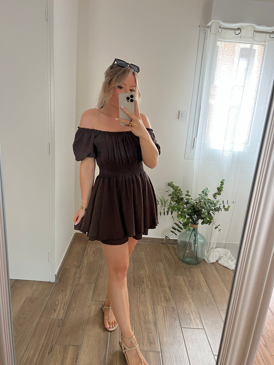 LA COMBISHORT MARRON CHOCO