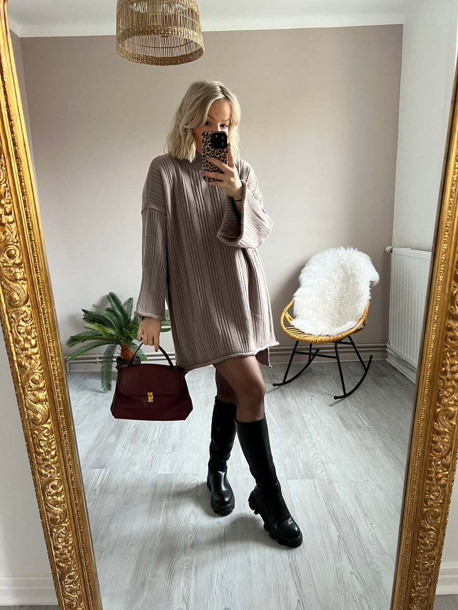 LA ROBE PULL TAUPE