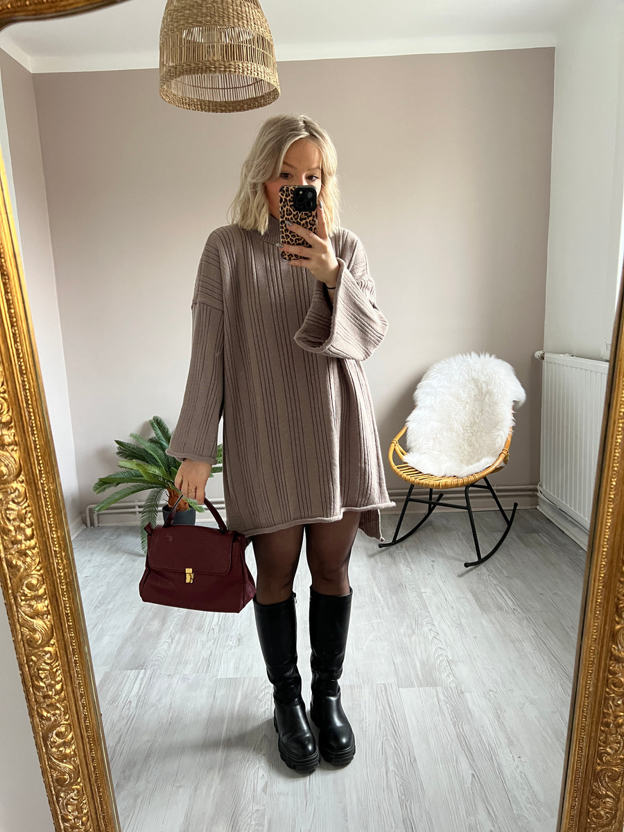 LA ROBE PULL TAUPE