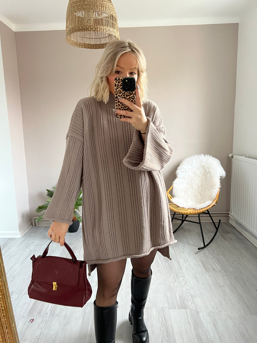 LA ROBE PULL TAUPE