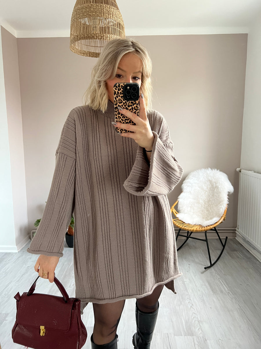 LA ROBE PULL TAUPE