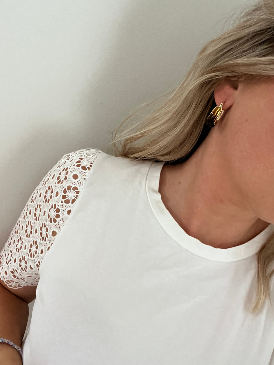 LES BOUCLES D'OREILLE OLD MONEY BROWN