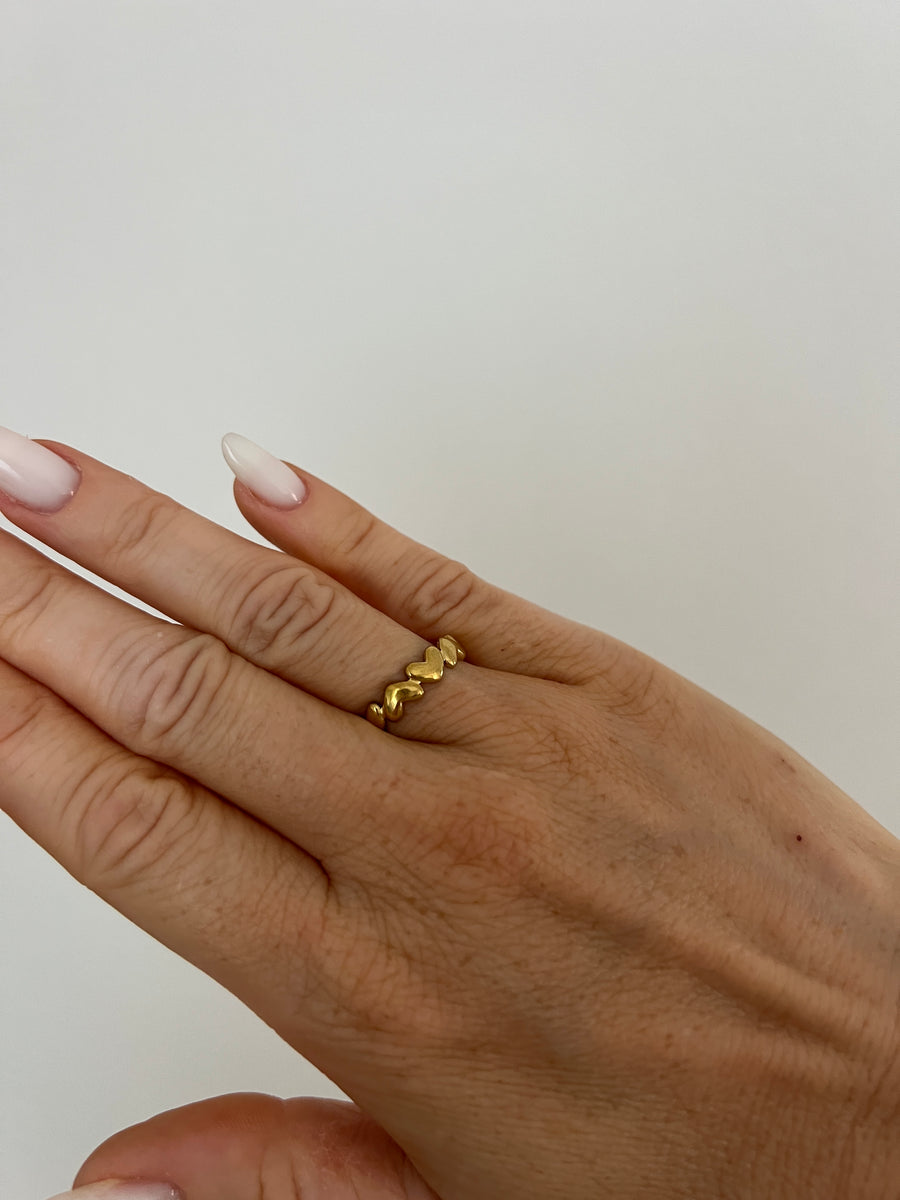 LA BAGUE COURONNE DE COEURS