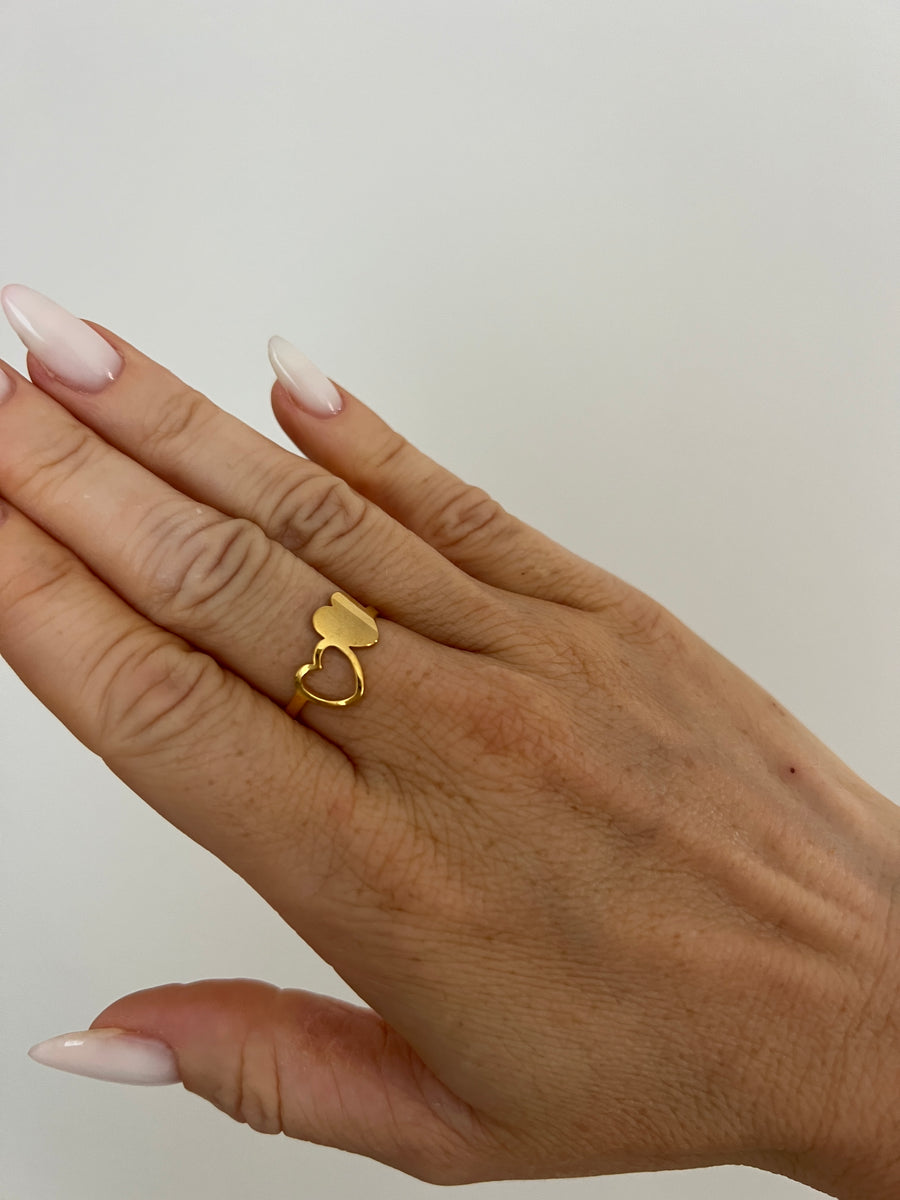 LA BAGUE 2 COEURS