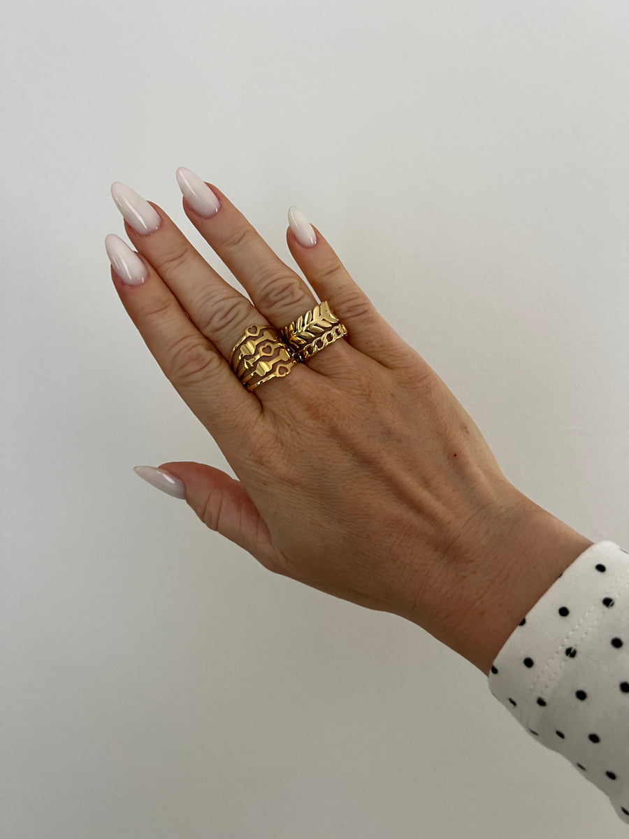 LA BAGUE MULTI COEUR