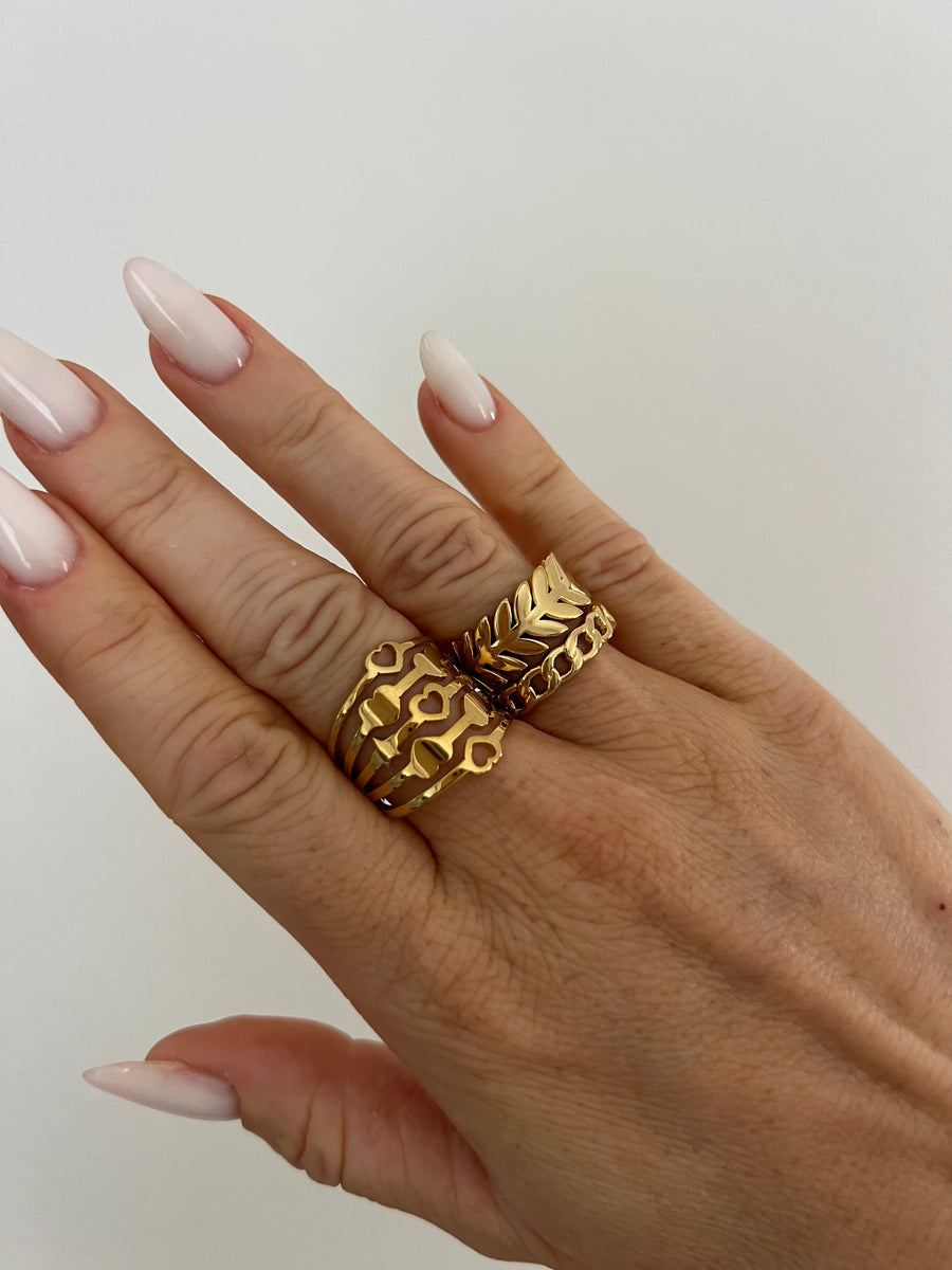 LA BAGUE MULTI COEUR