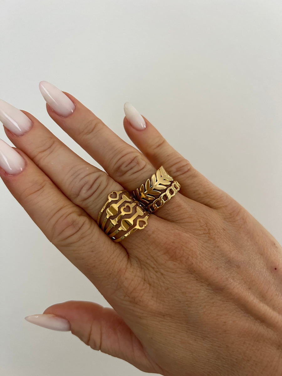 LA BAGUE MULTI COEUR