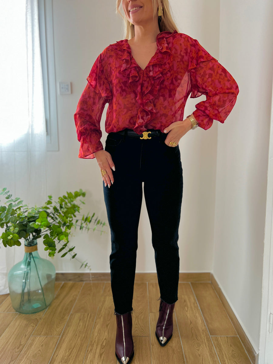 LA BLOUSE TK ROUGE