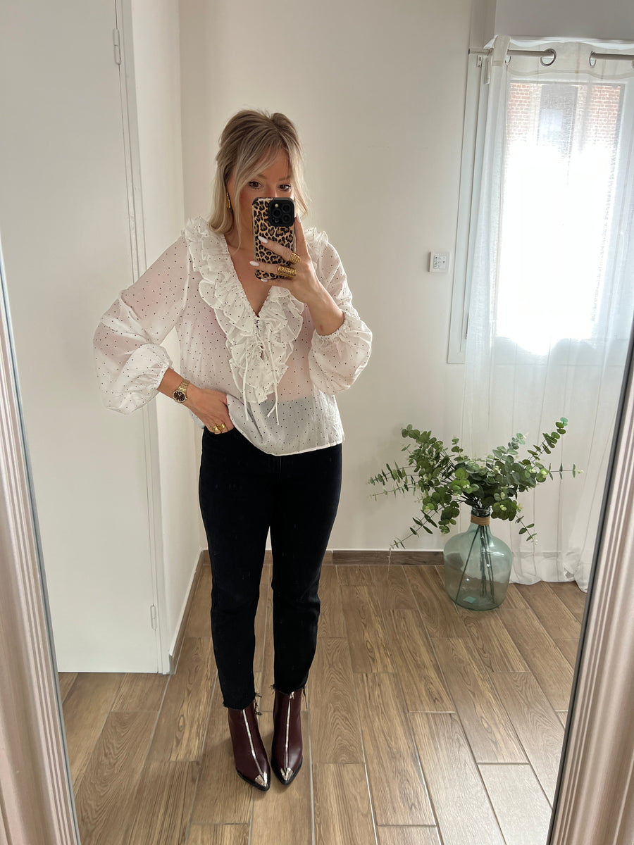 LA BLOUSE TK POIS