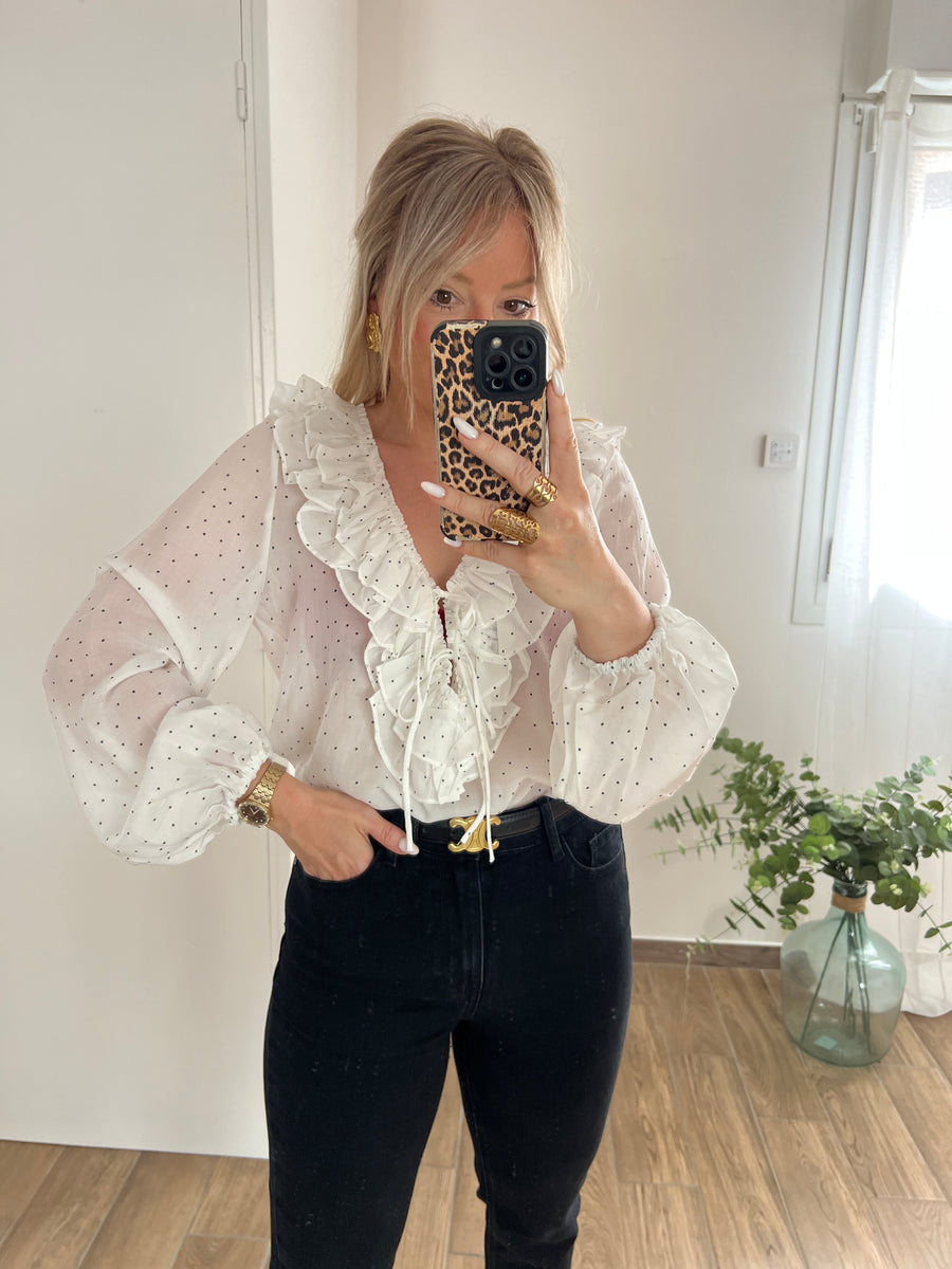 LA BLOUSE TK POIS