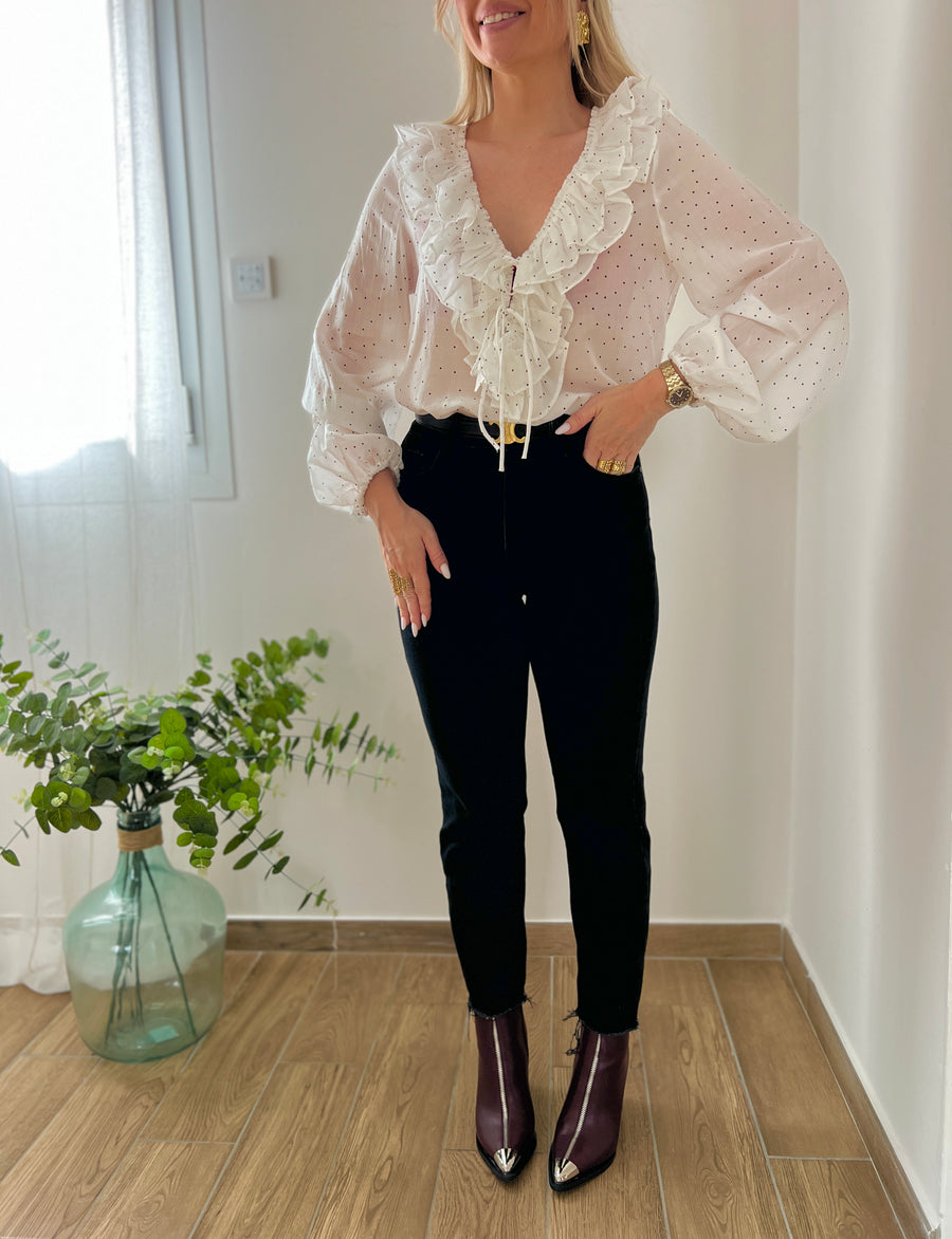LE JEAN BASIQUE MUM NOIR