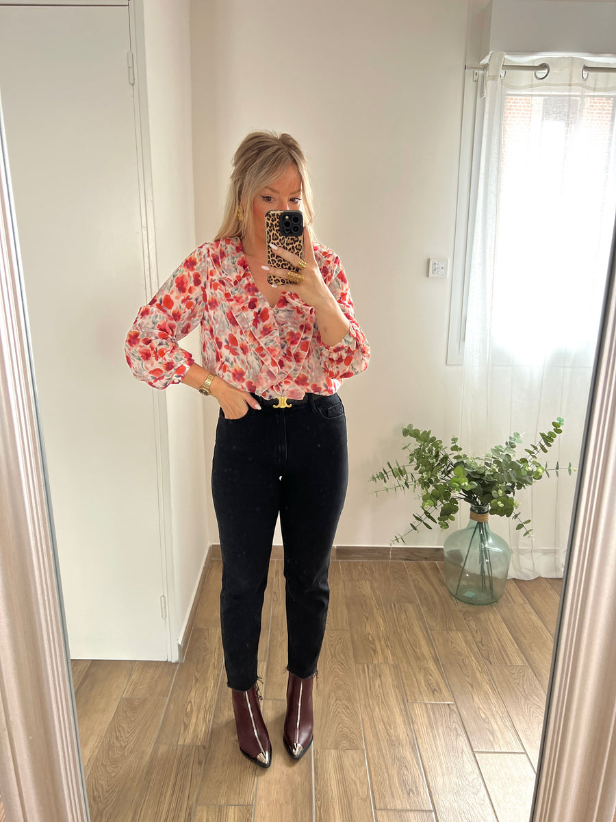 LA BLOUSE TK FLEURIE