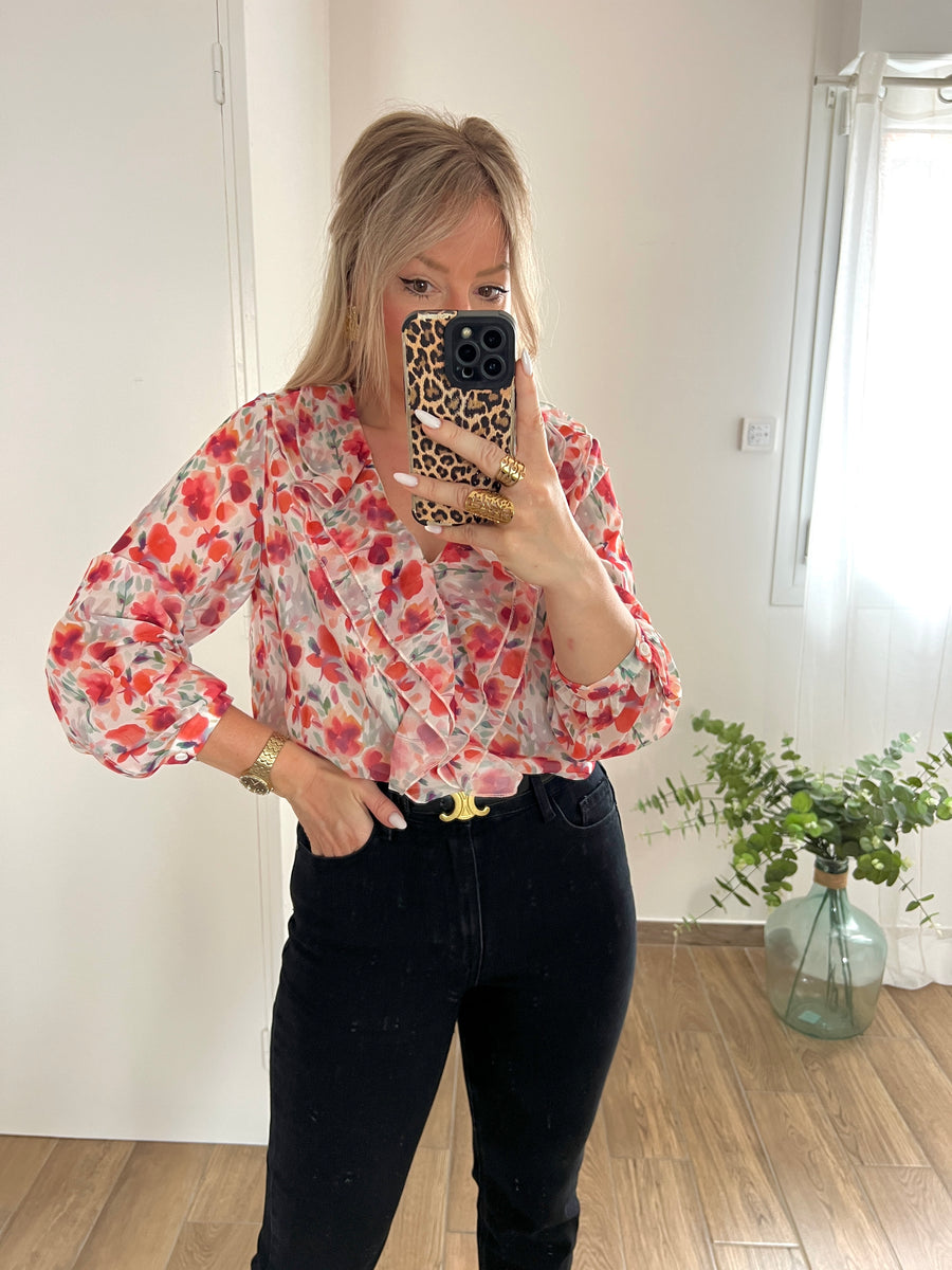 LA BLOUSE TK FLEURIE