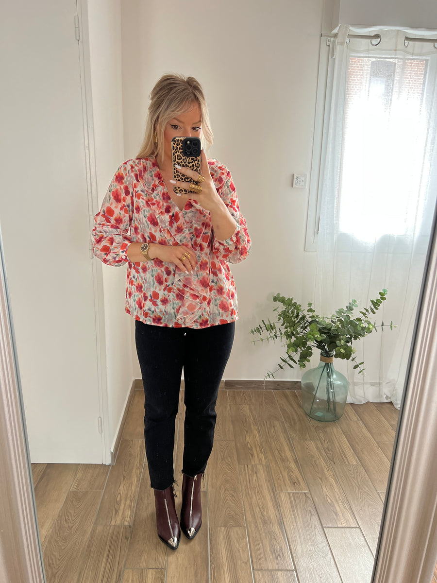 LA BLOUSE TK FLEURIE