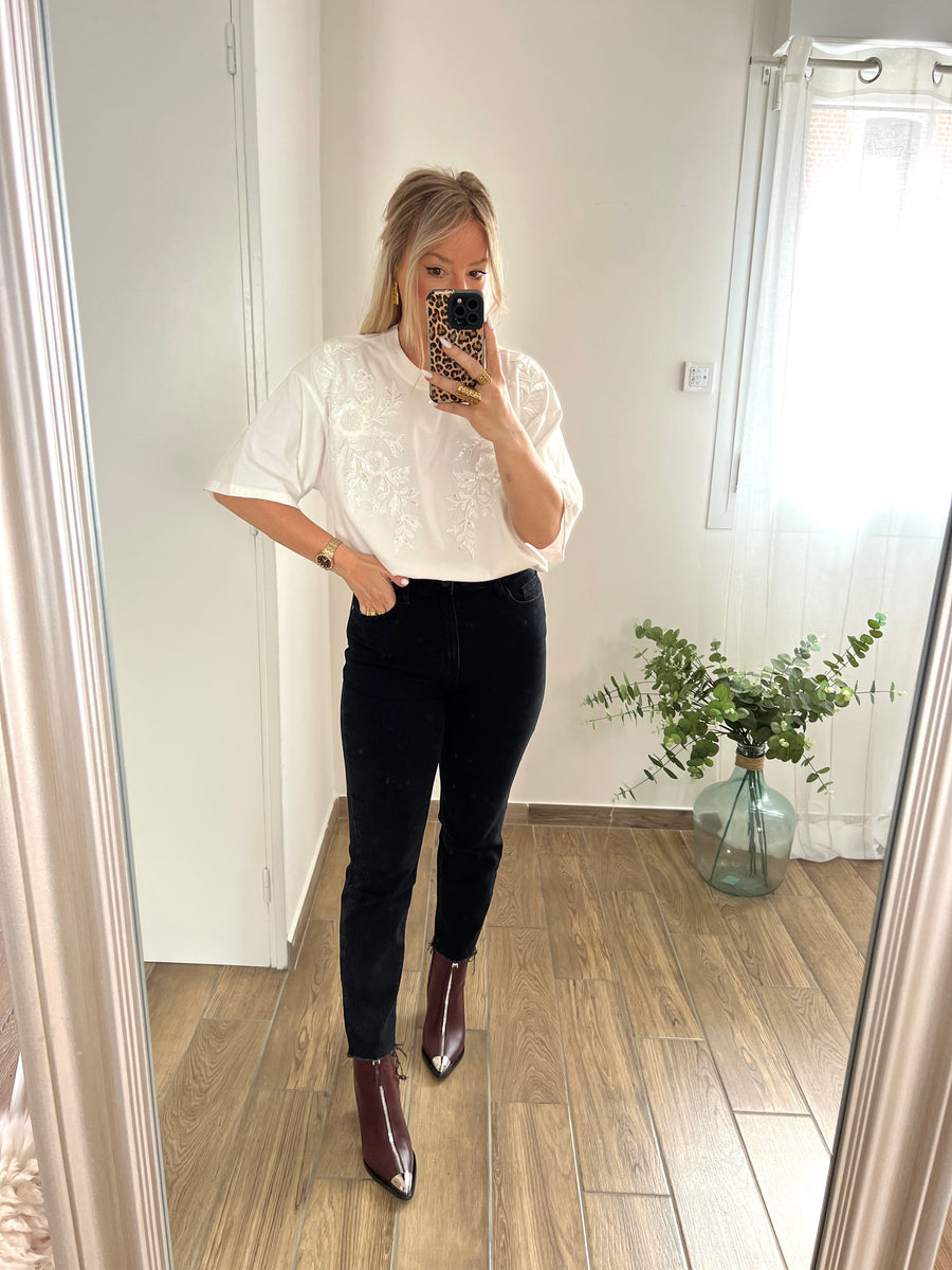 LE T-SHIRT PEARL BLANC