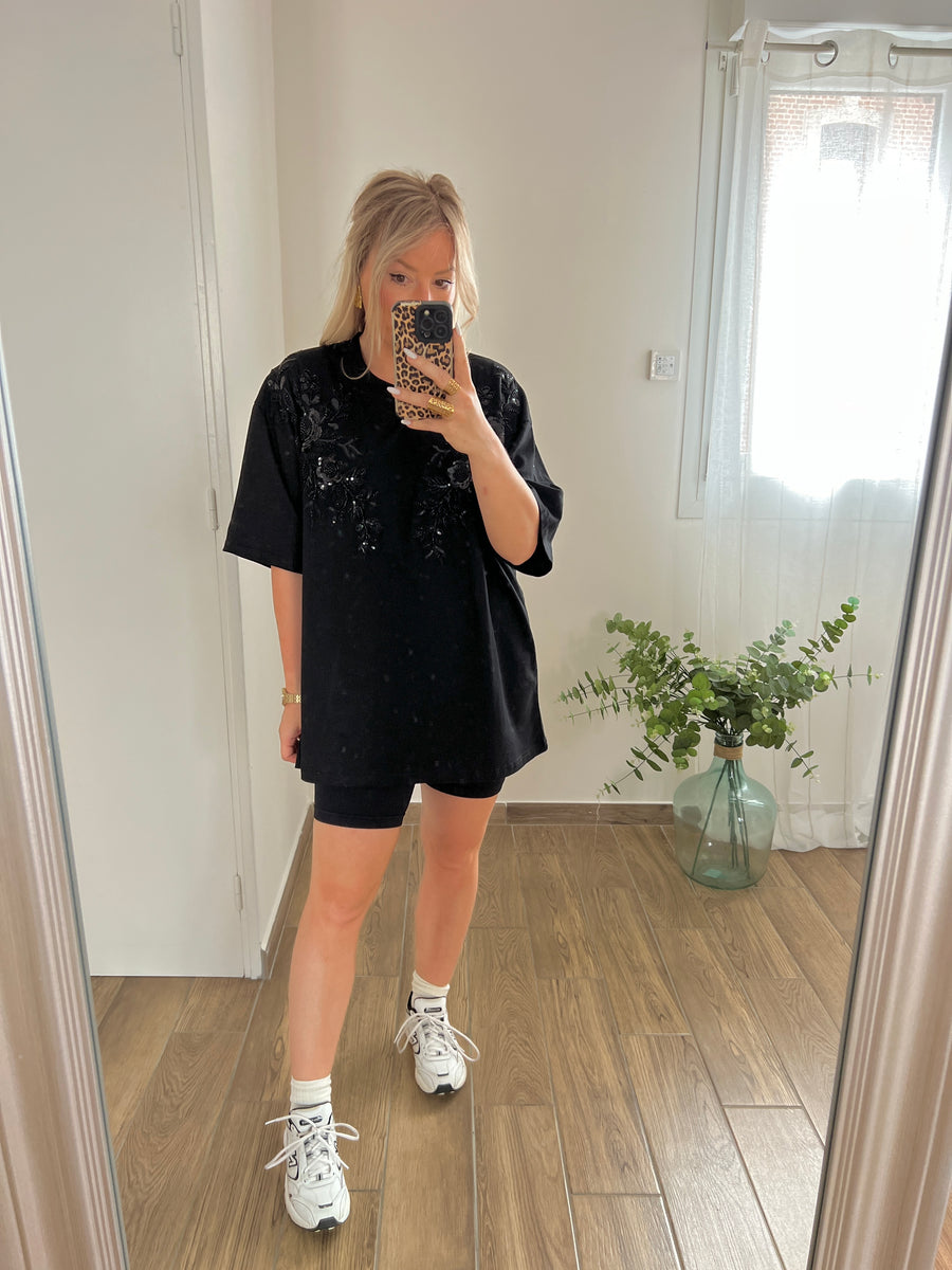 LE T-SHIRT PEARL NOIR