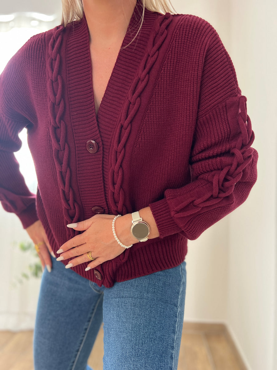 LE GILET TORSADE BORDEAUX