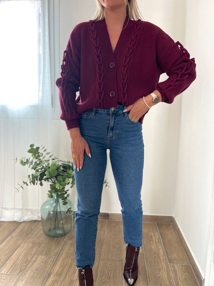 LE GILET TORSADE BORDEAUX