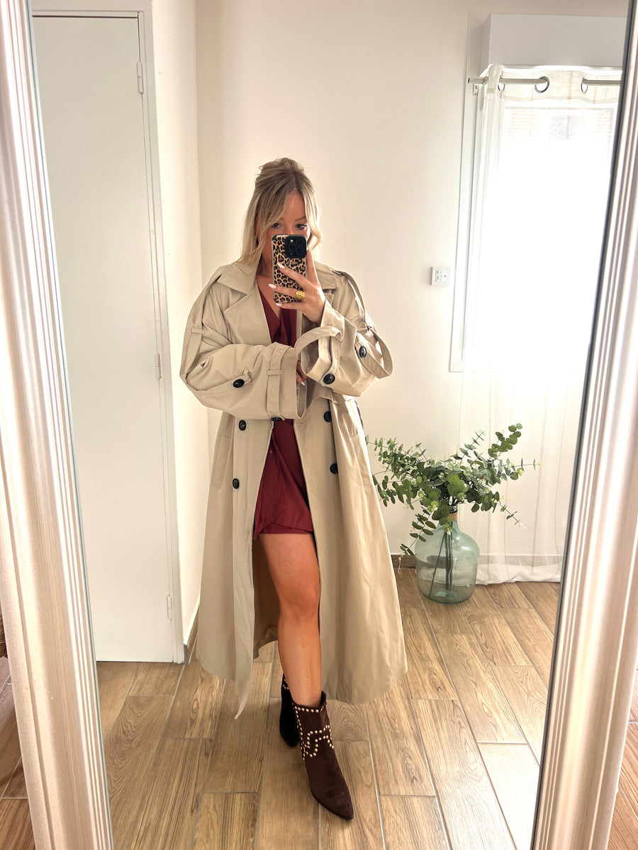 LE TRENCH BASIQUE BEIGE