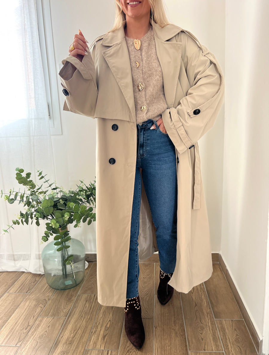 LE TRENCH BASIQUE BEIGE