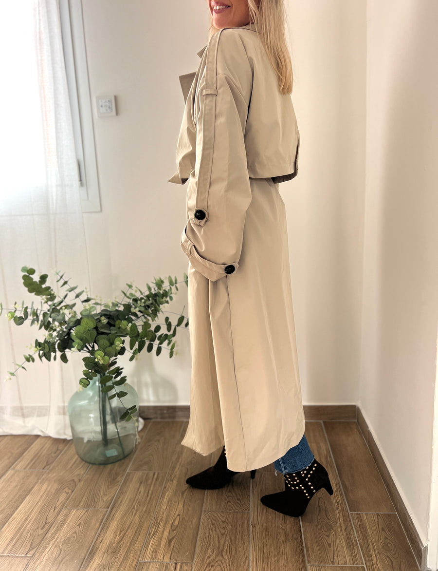 LE TRENCH BASIQUE BEIGE