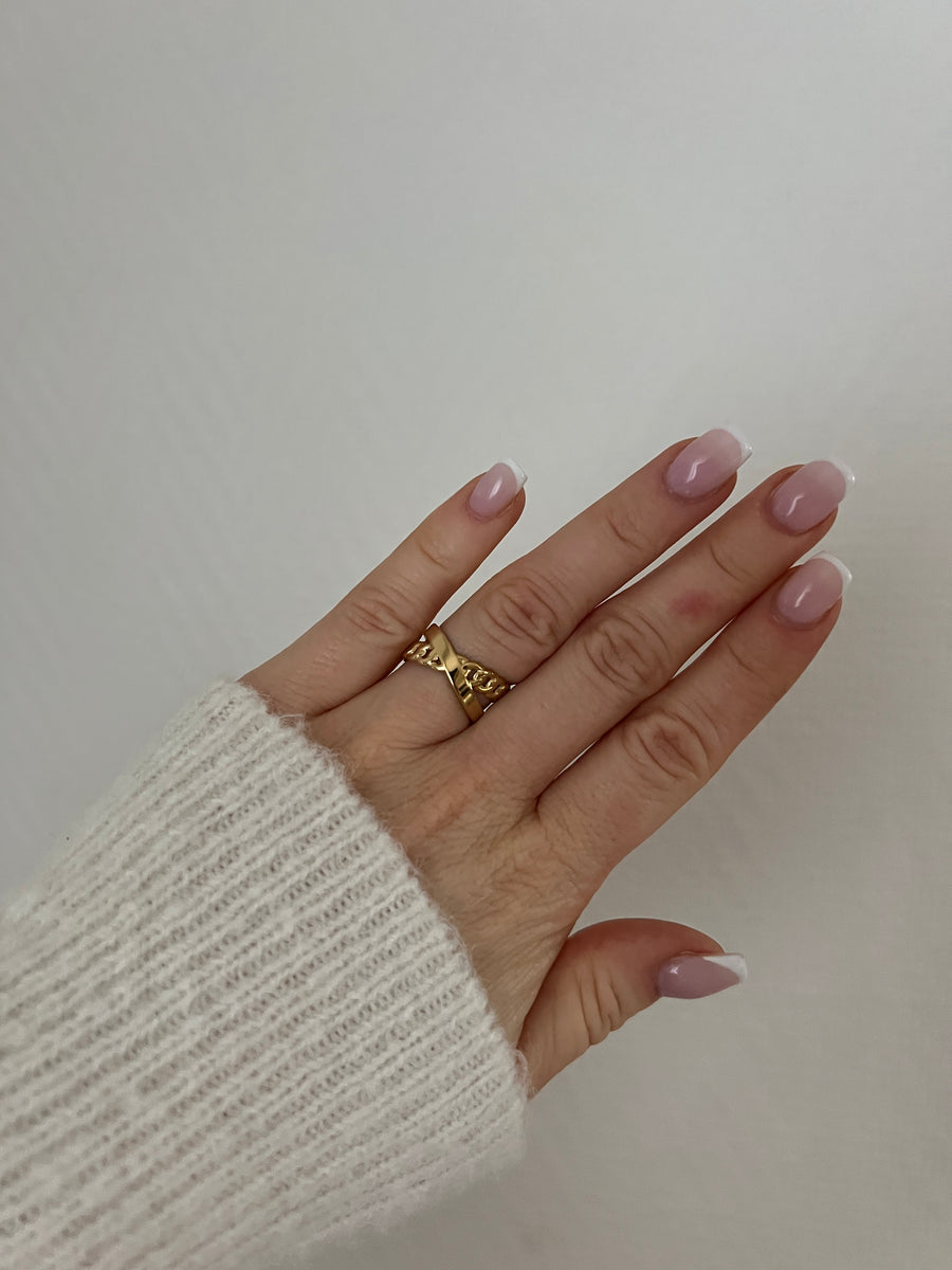 LA BAGUE CHAINE CROISÉE