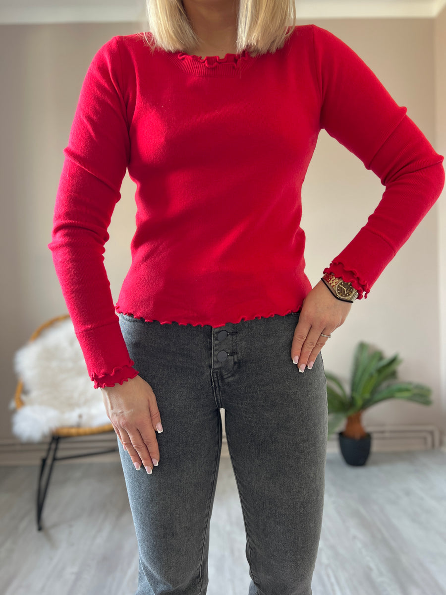 LE PULL LÉGER ROUGE
