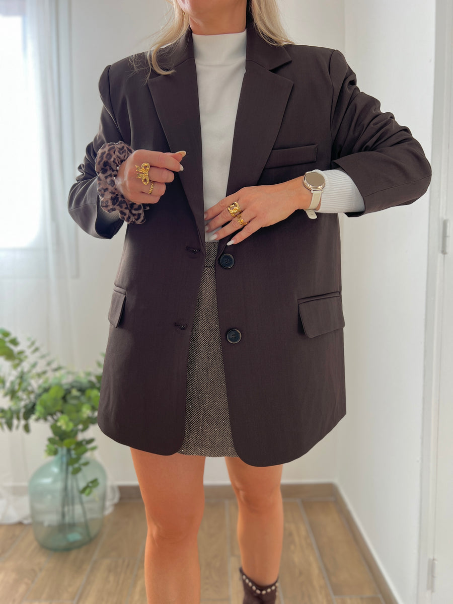 LE BLAZER FRANKIE MARRON