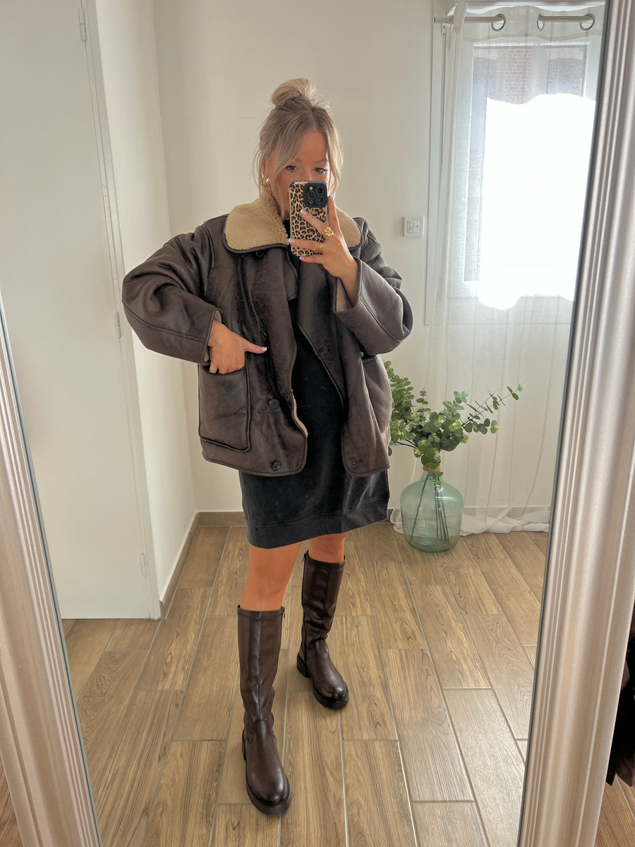 LE MANTEAU INDÉMODABLE MARRON