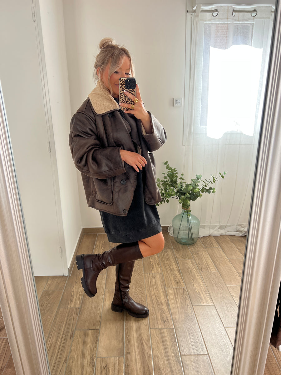 LE MANTEAU INDÉMODABLE MARRON