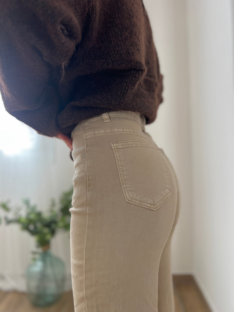 LE JEAN INTEMPOREL BEIGE