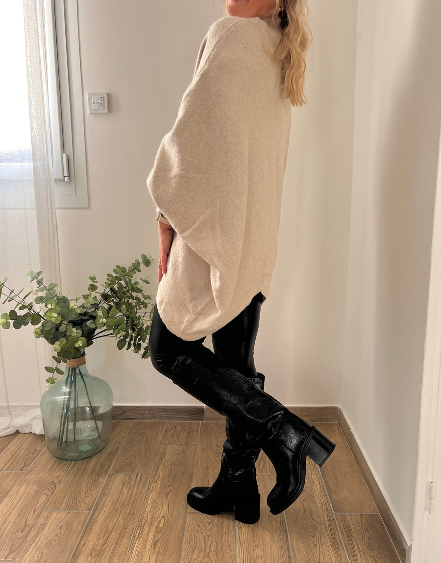 LE PULL CAPE BEIGE