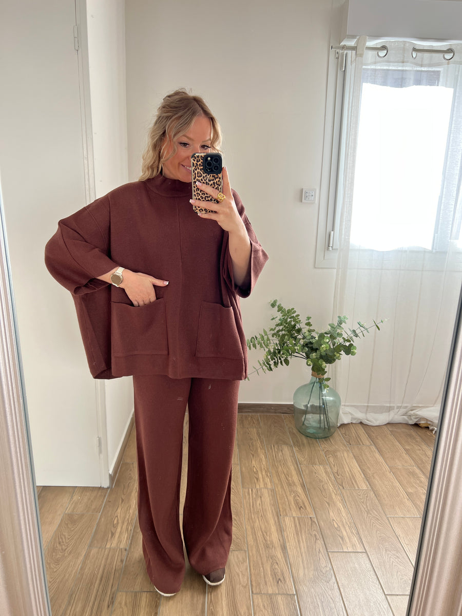 L'ENSEMBLE CHIC MAILLE CHOCO