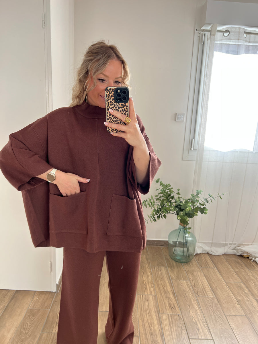 L'ENSEMBLE CHIC MAILLE CHOCO