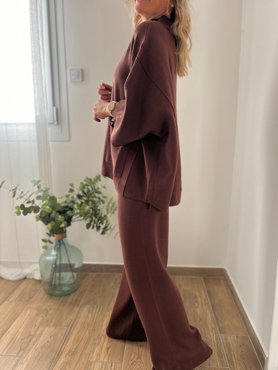 L'ENSEMBLE CHIC MAILLE CHOCO