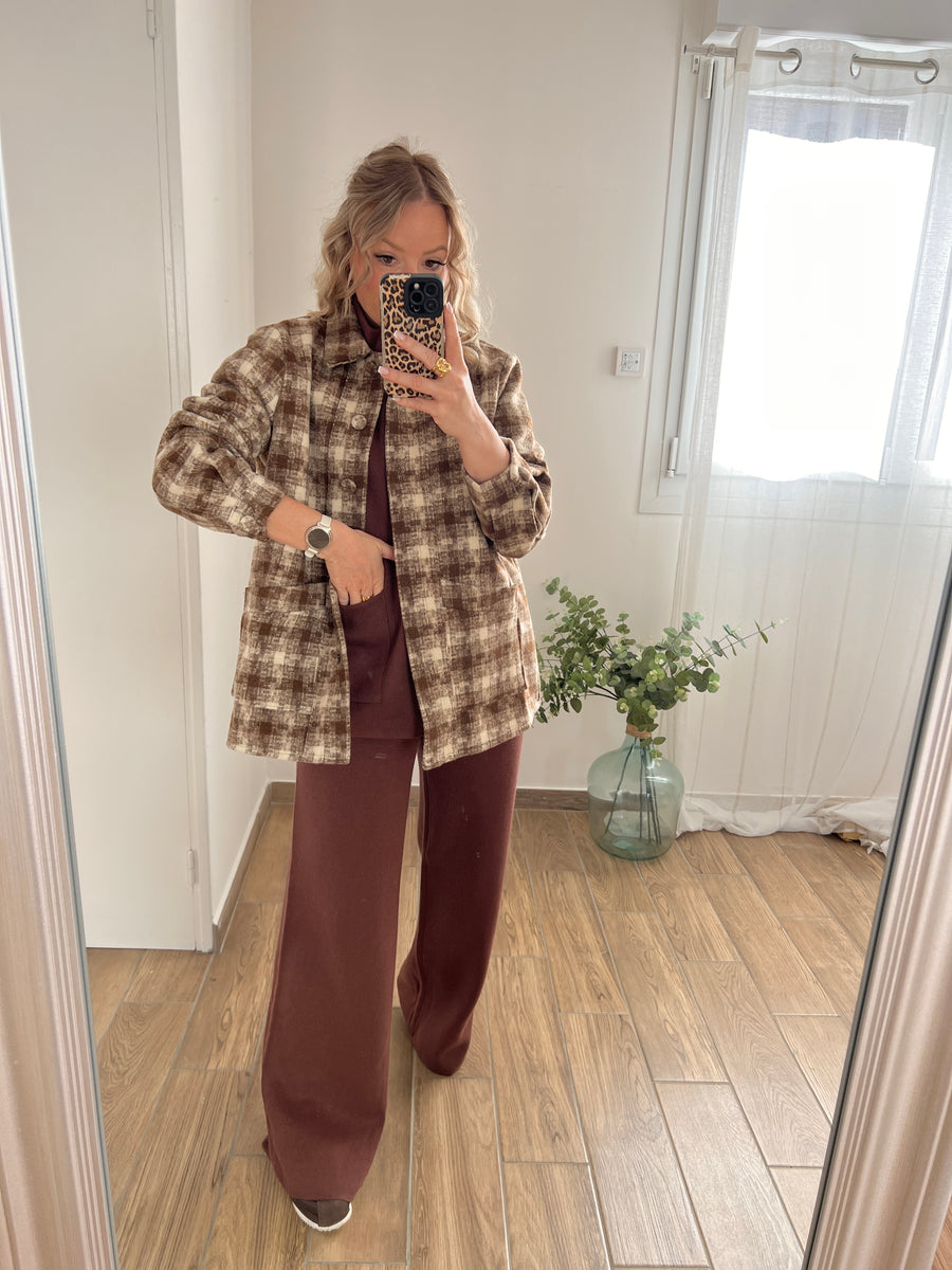 L'ENSEMBLE CHIC MAILLE CHOCO