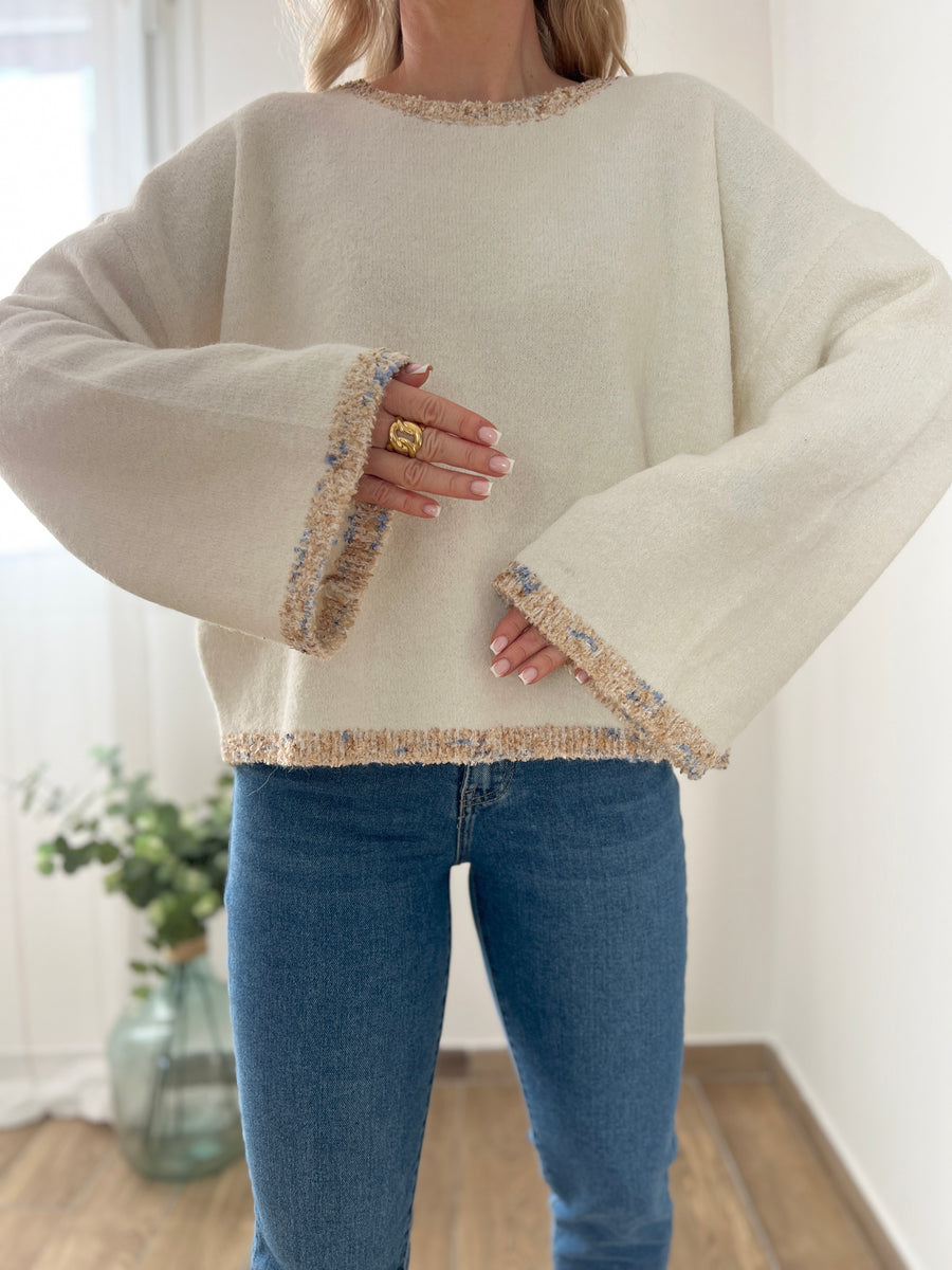 LE PULL TOUT DOUX ECRU