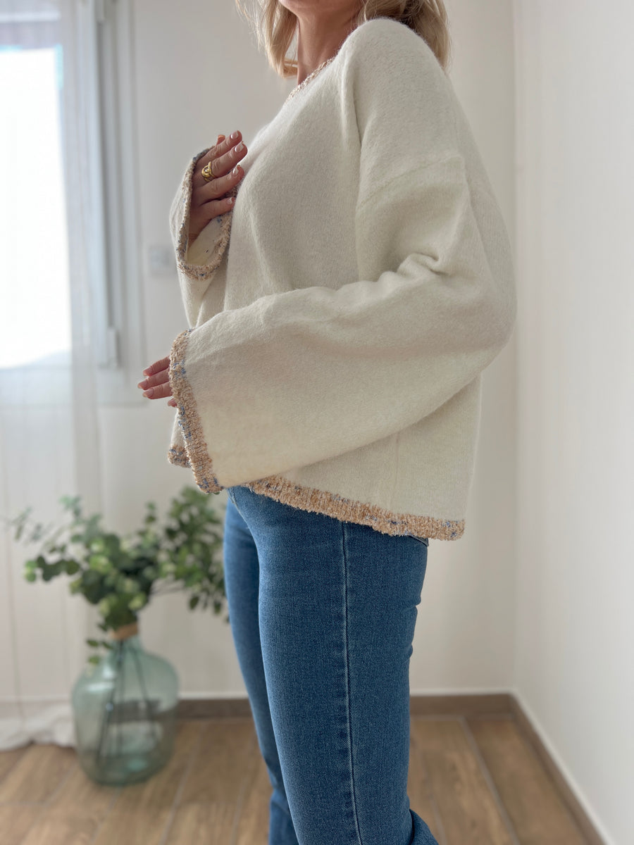 LE PULL TOUT DOUX ECRU
