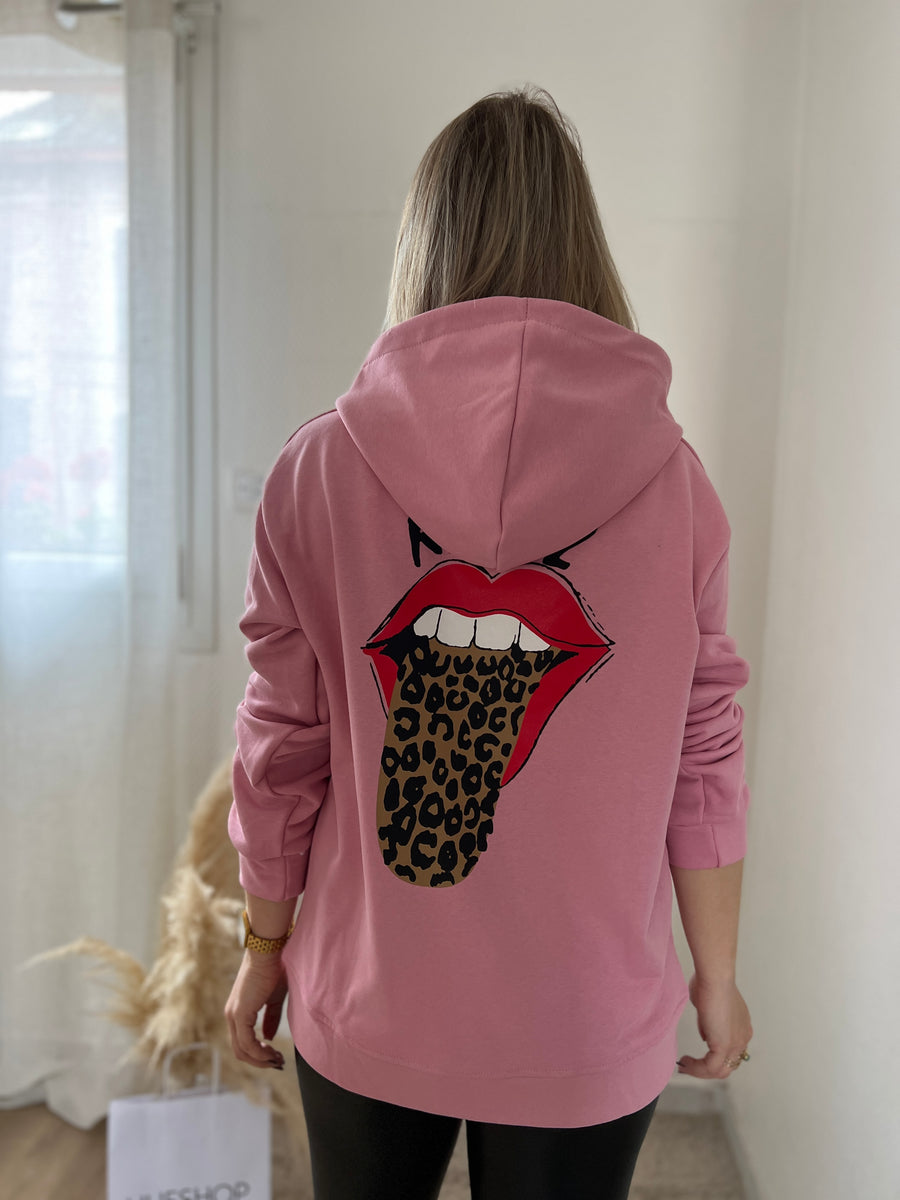 LE SWEAT ROSE ET LÉO