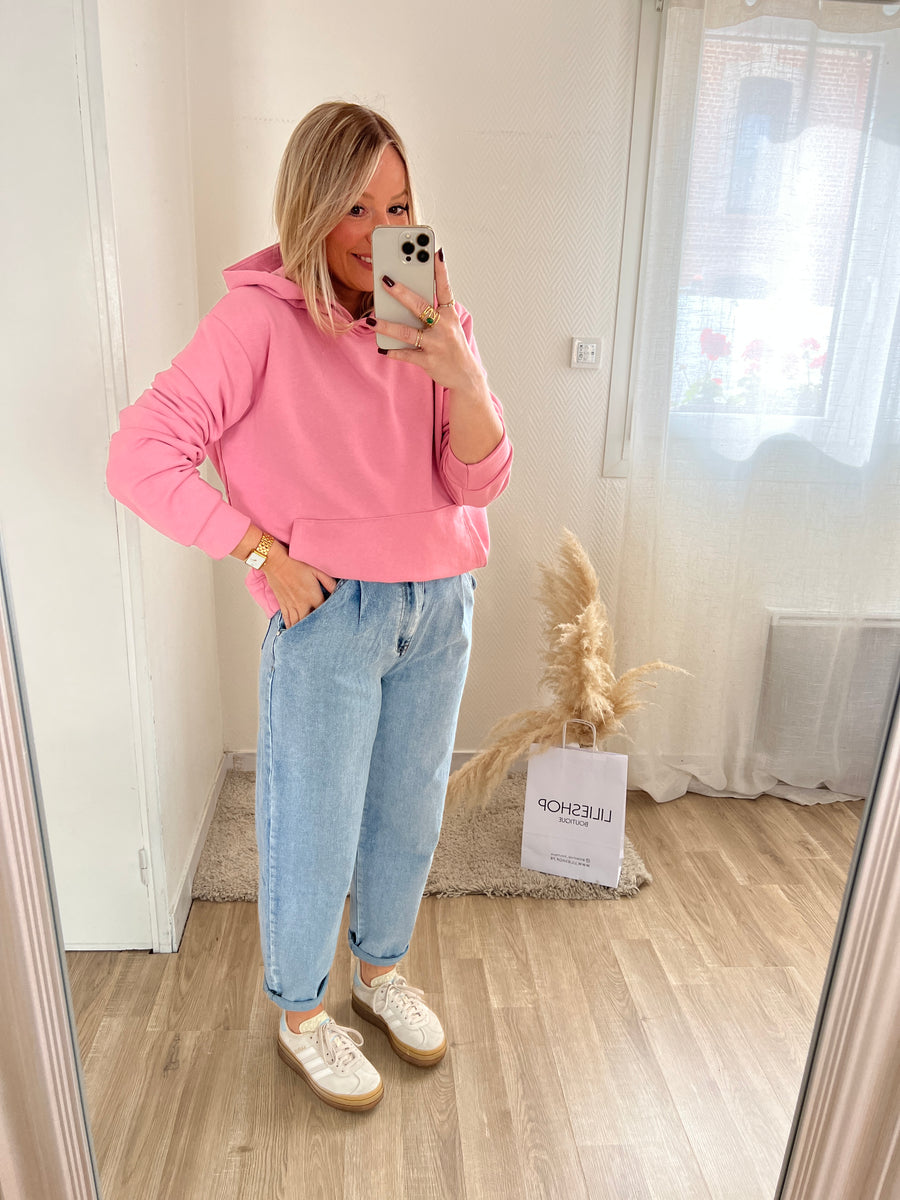 LE SWEAT ROSE ET LÉO