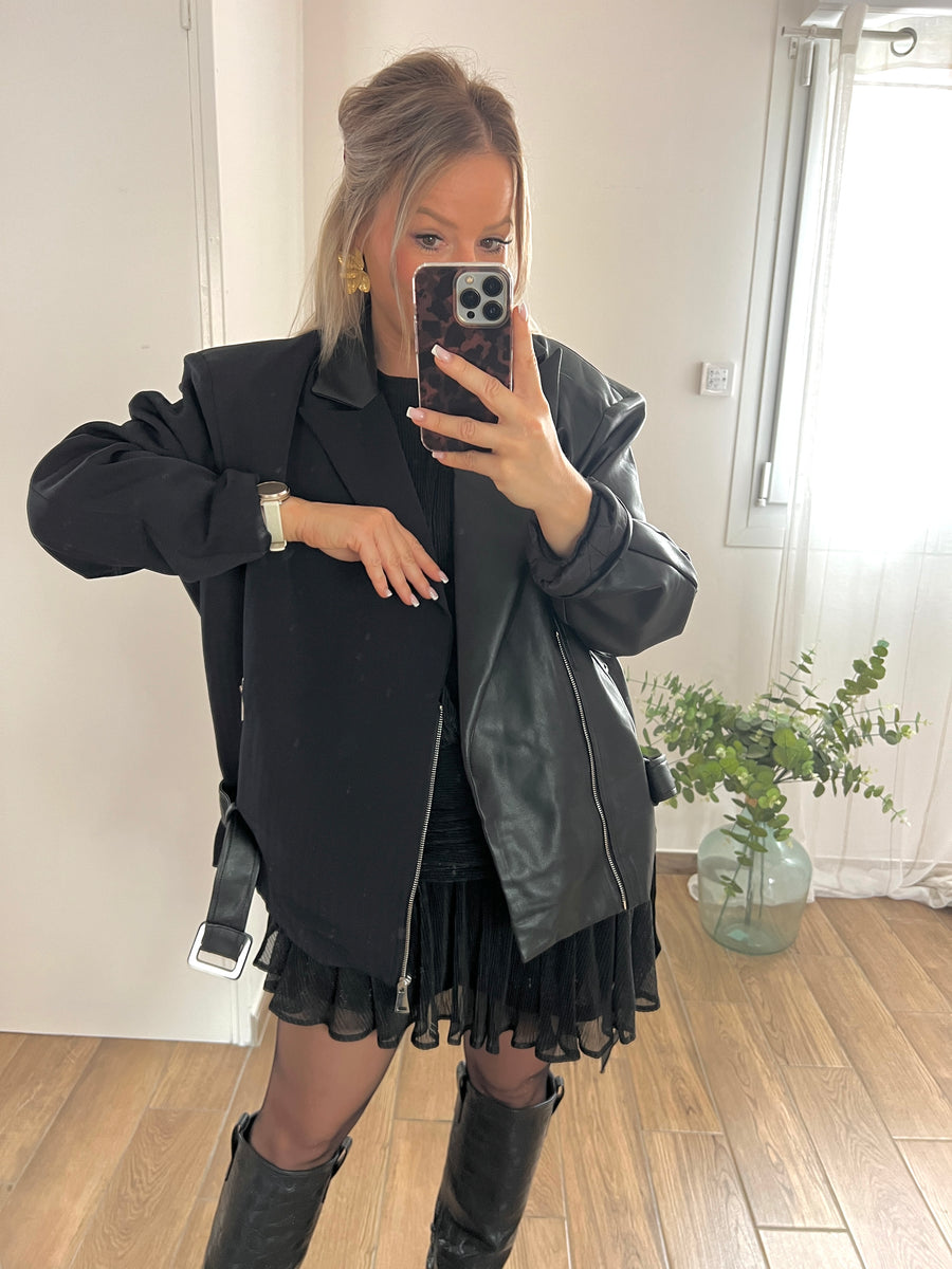 LE MANTEAU PERFECTO BI MATIERE