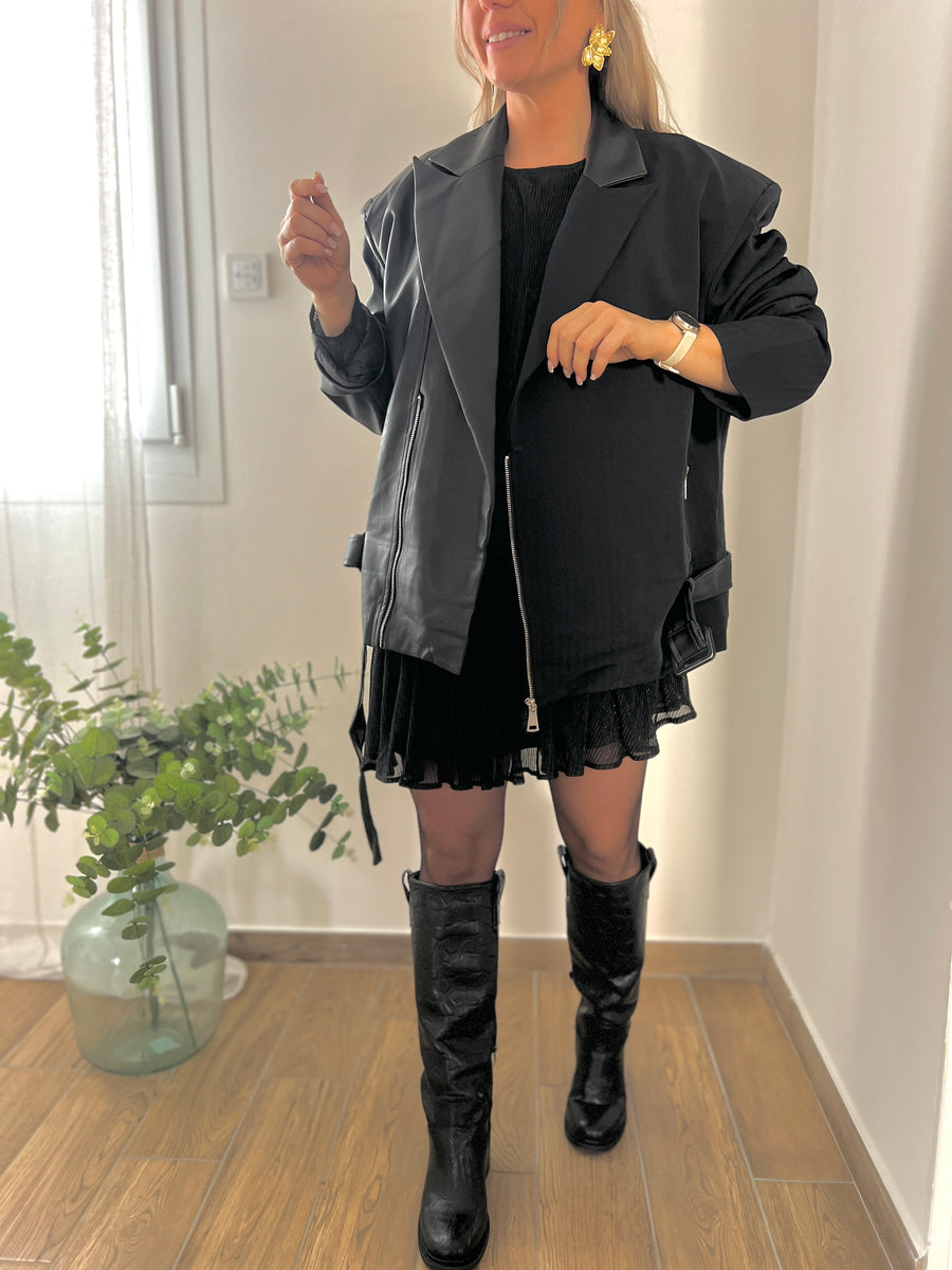 LE MANTEAU PERFECTO BI MATIERE