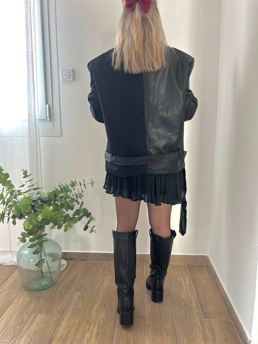 LE MANTEAU PERFECTO BI MATIERE