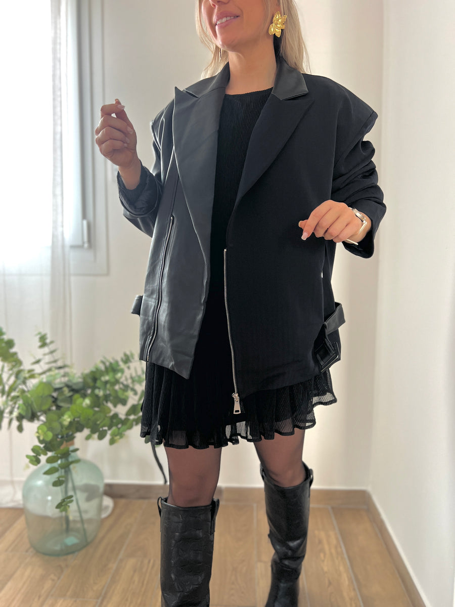 LE MANTEAU PERFECTO BI MATIERE