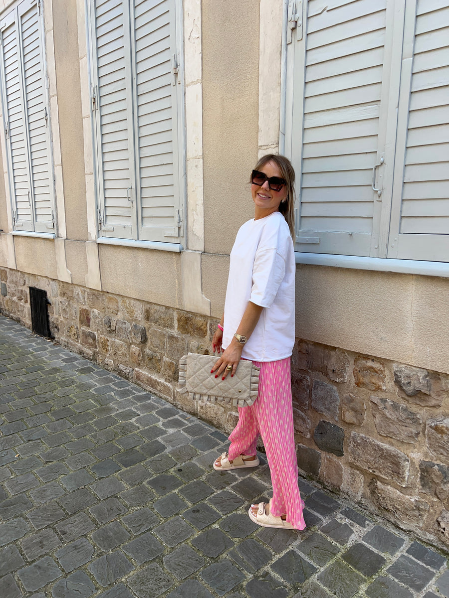 LE PANTALON COEUR ROSE