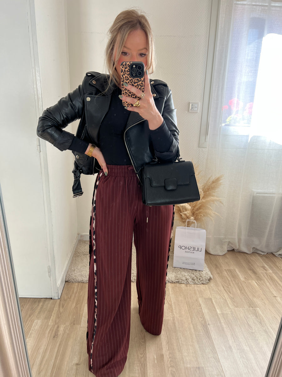 LE PANTALON LÉO BORDEAUX